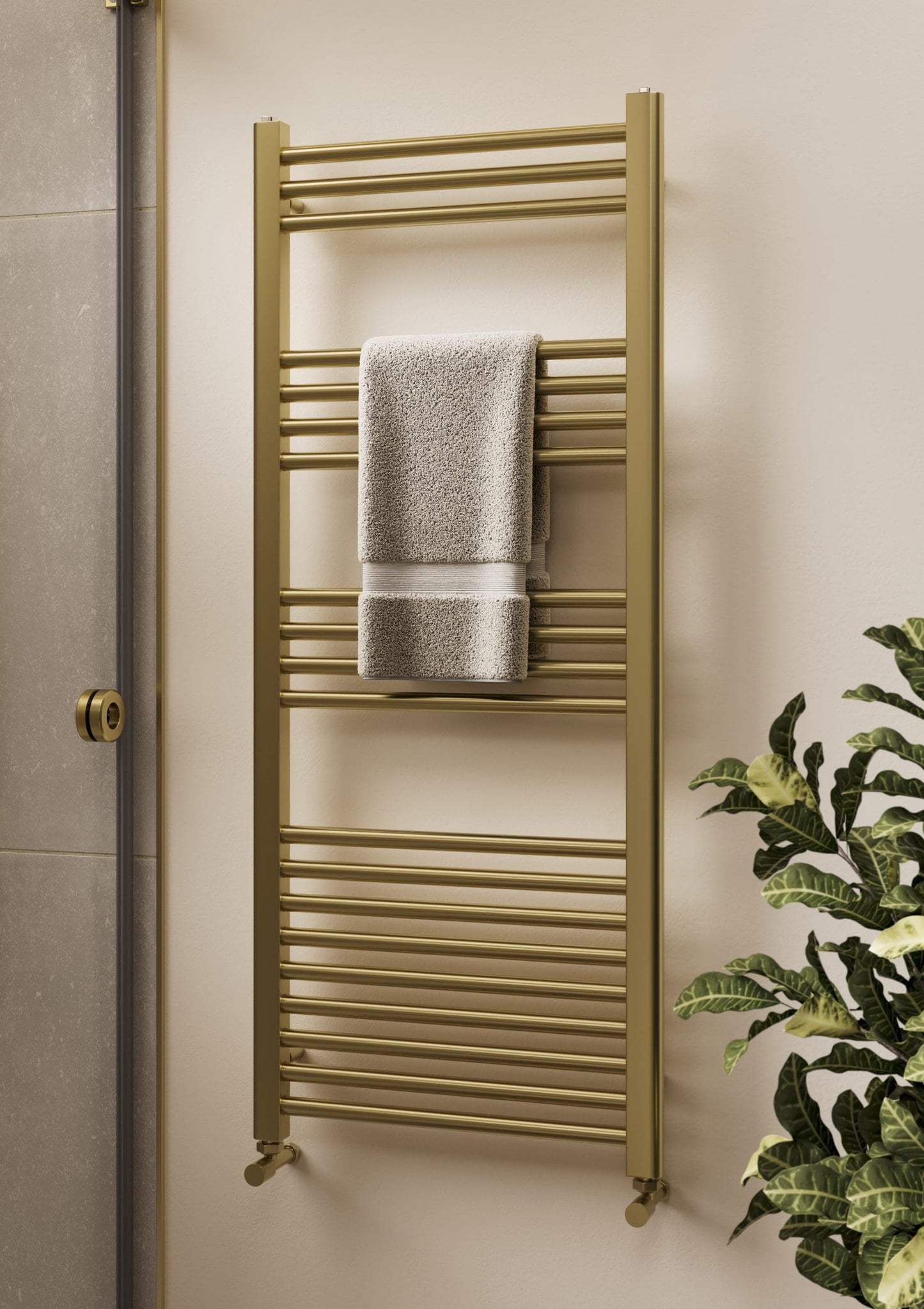 Gigi Round 1200 X 600 Rail Brushed Brass