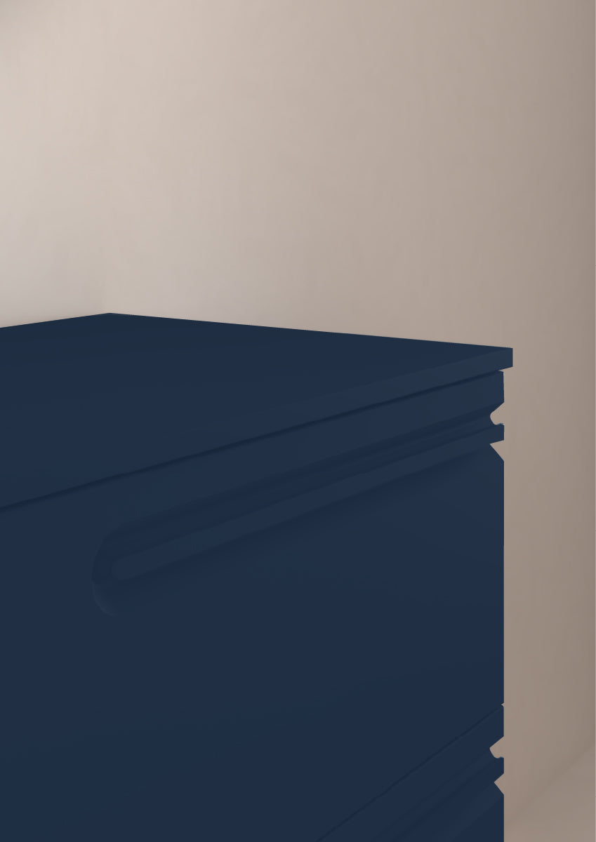 Econic 60Cm Worktop Matt Navy Blue
