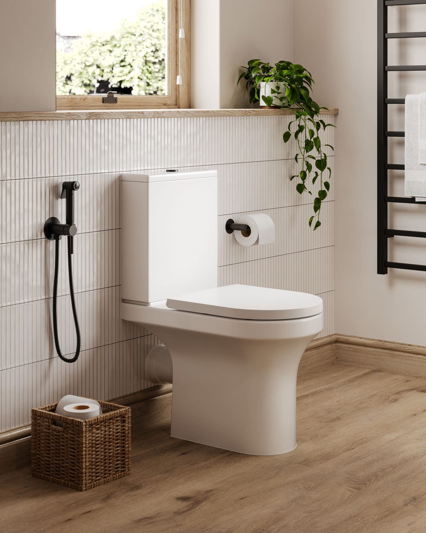 Elettra Rimless Wc Pack With S/C Seat