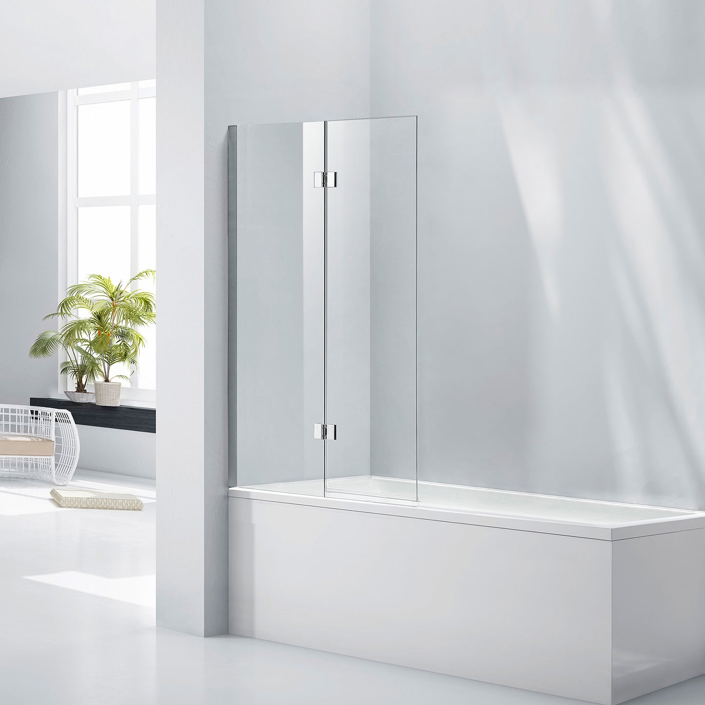 Cima 6Mm 2-Panel Bath Screen 1400 X 800