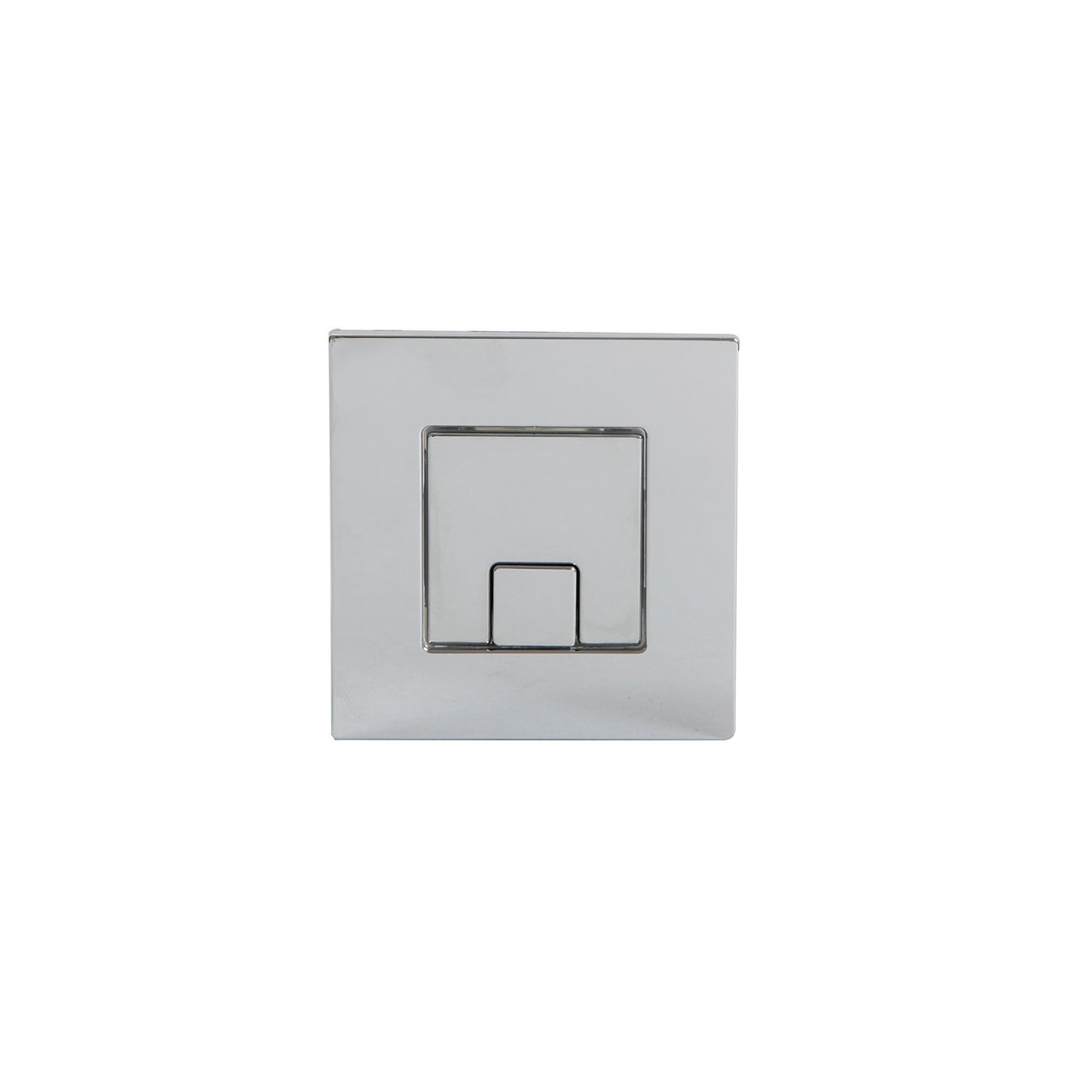 Frontline Square Dual Flush Button Chrome