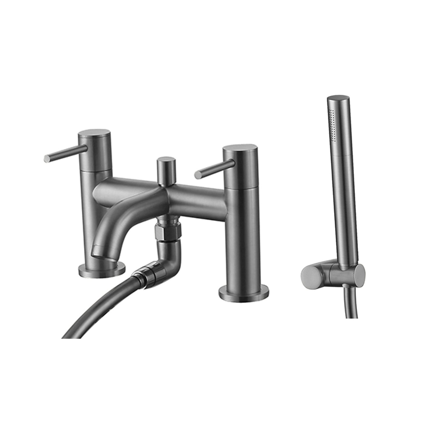 Mineral Bath Shower Mixer Gunmetal Grey