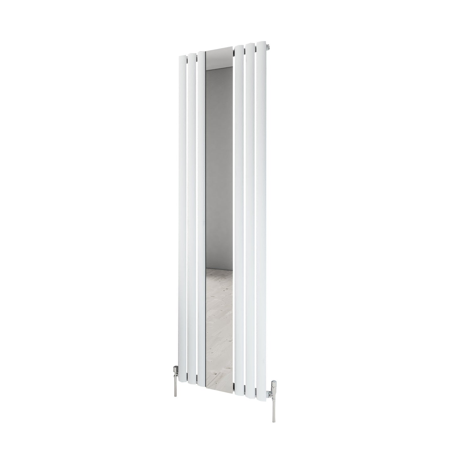Moda Vertical Steel Rail 500X1800 White Mirror