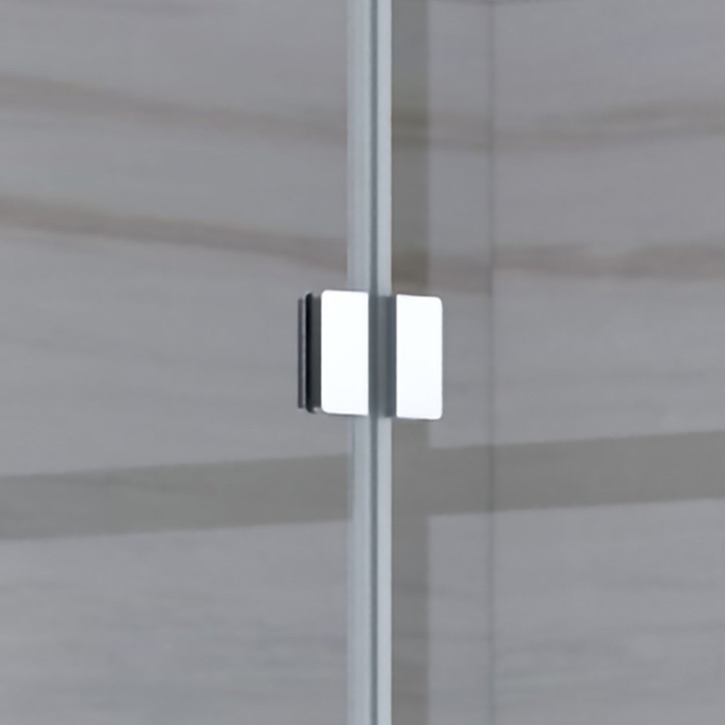 Mineral Walk-In Hinge Pack Chrome