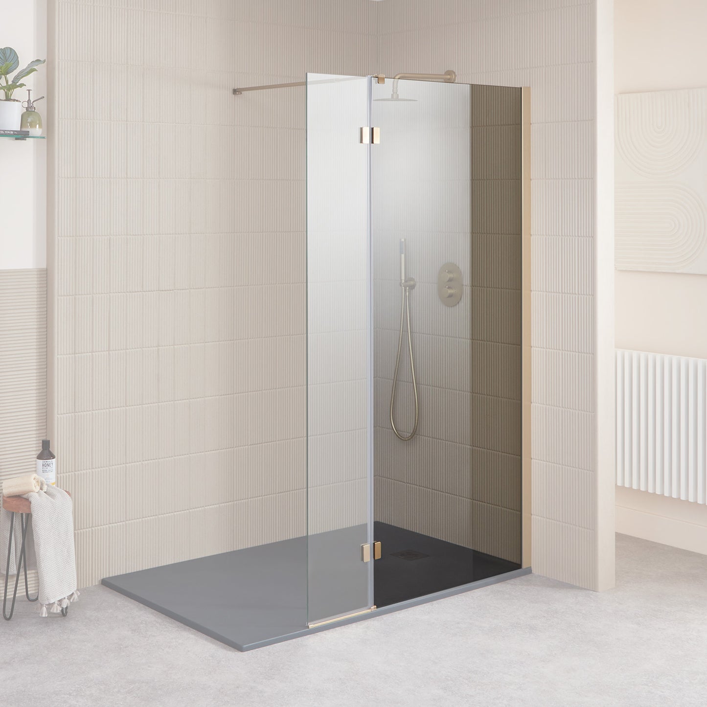 Mineral Walk-In Panel Clear Glass Only 700
