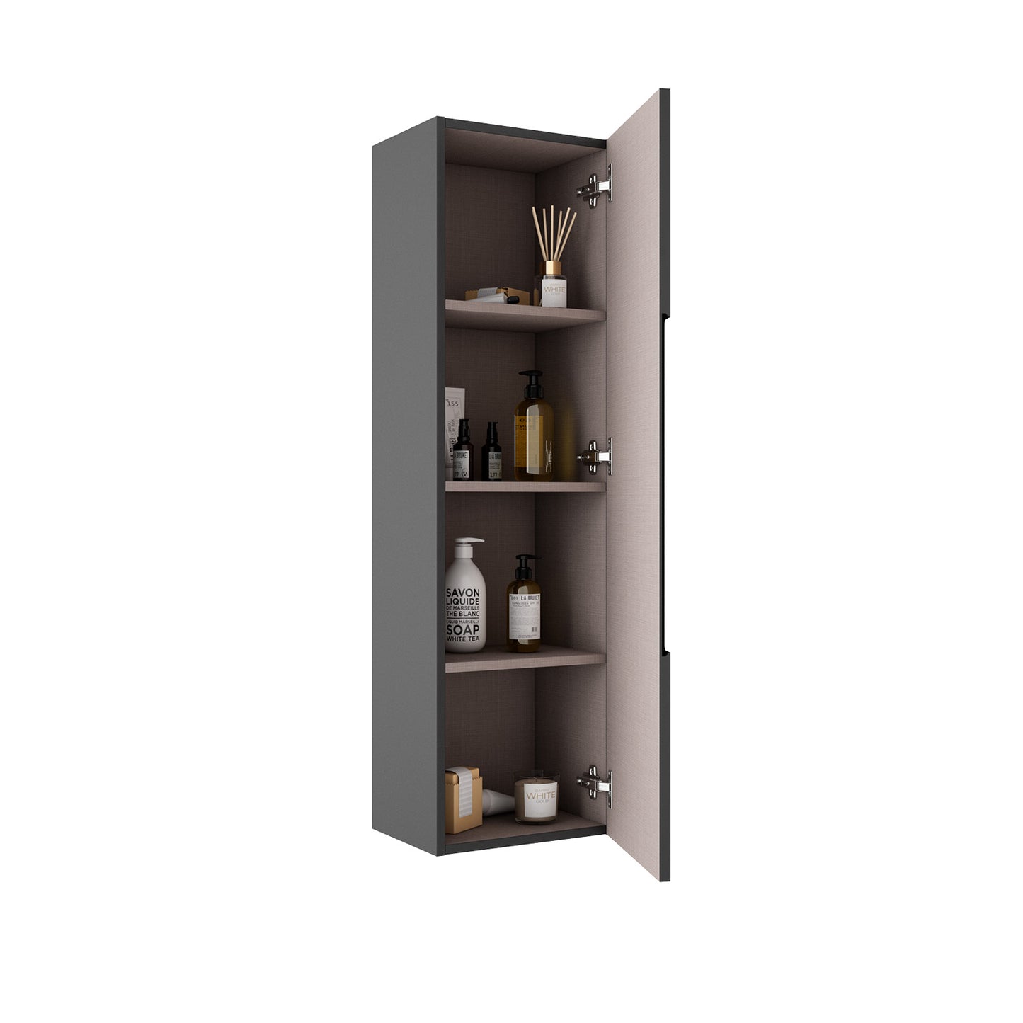 Kyoto Tall Unit Matt Graphite