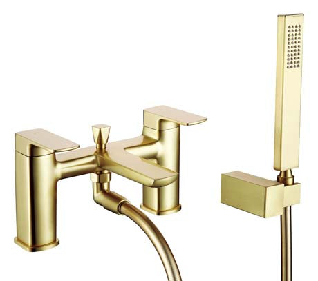 New Sabre Bath Shower Mixer Brushed Brass