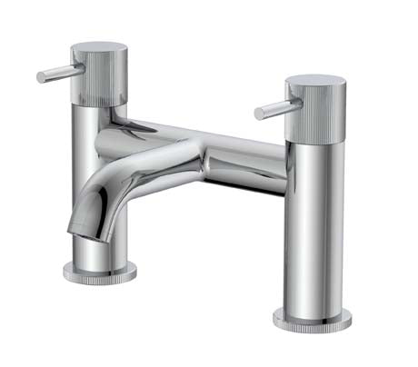 Mineral Fluted Bath Filler Chrome