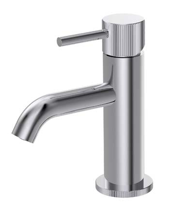 Mineral Fluted Mini Basin Mono Chrome