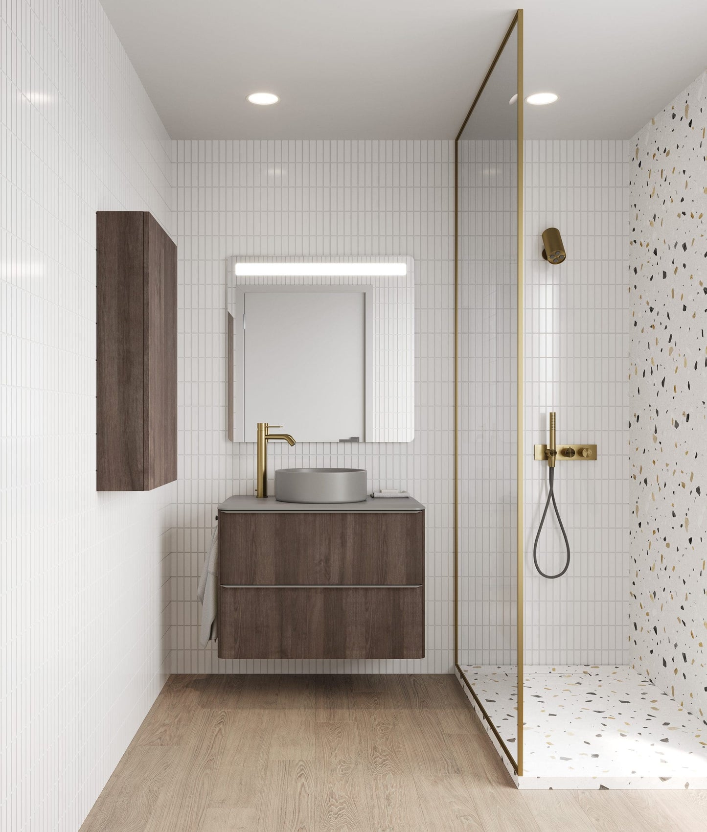 Dai 800 W/Hung 2Drw Unit Samara Ash
