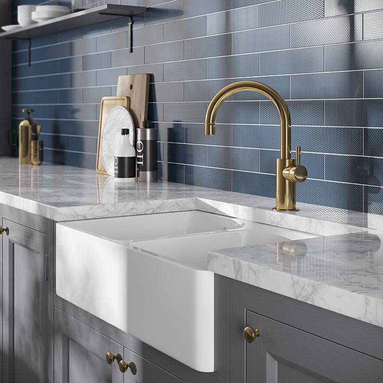 Gradient Patterns Denim Wall Tile
