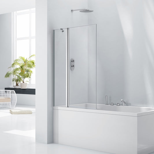 Anya 6Mm Square Bath Screen 1400 X 800