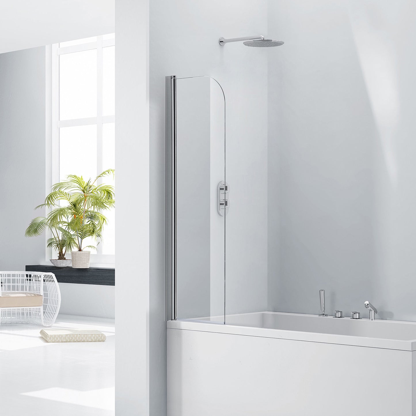 Midi 5Mm Bath Screen 1400 X 300