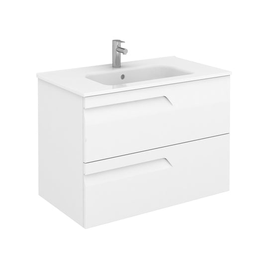 Vitale 800 Slimline W/H Unit Gloss White
