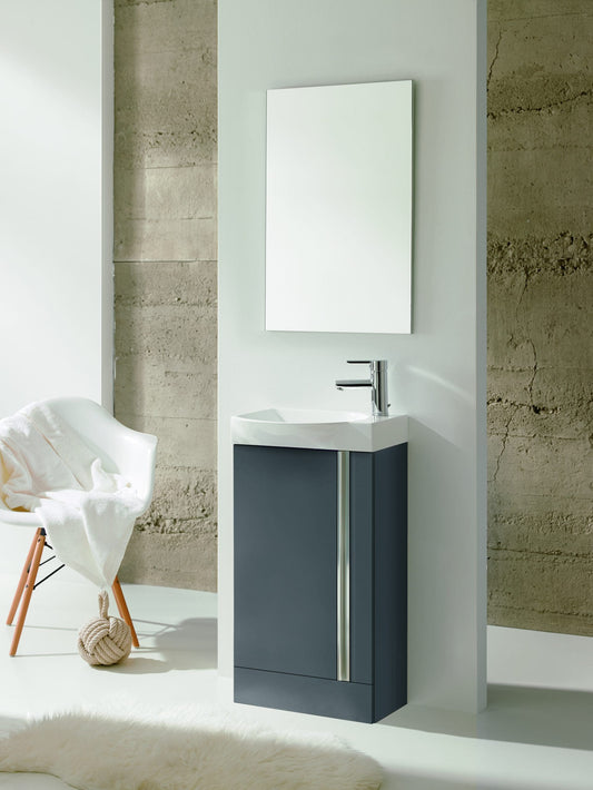 Elegance Floor Standing Set Gloss Grey