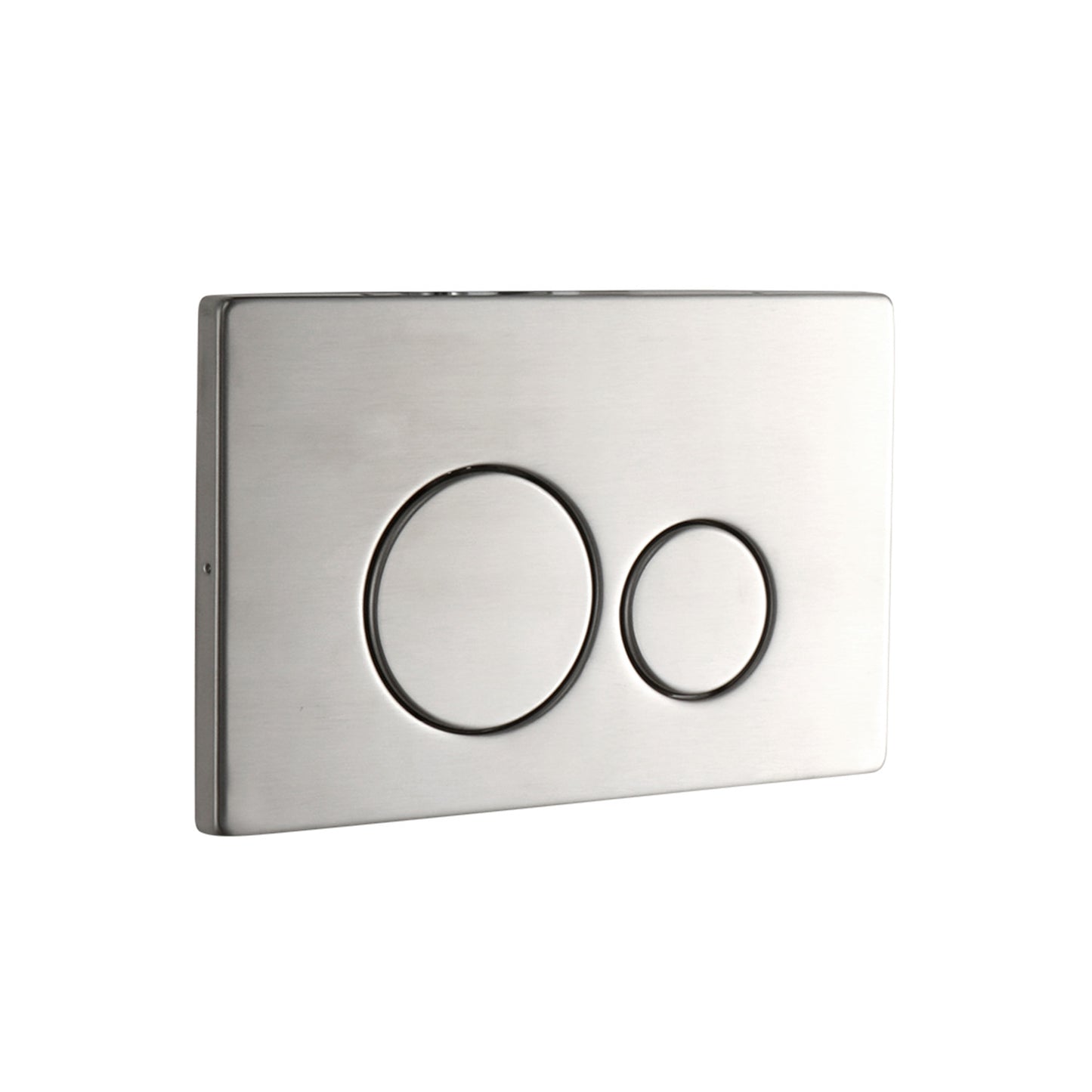 Iso Flush Plate Brushed Steel