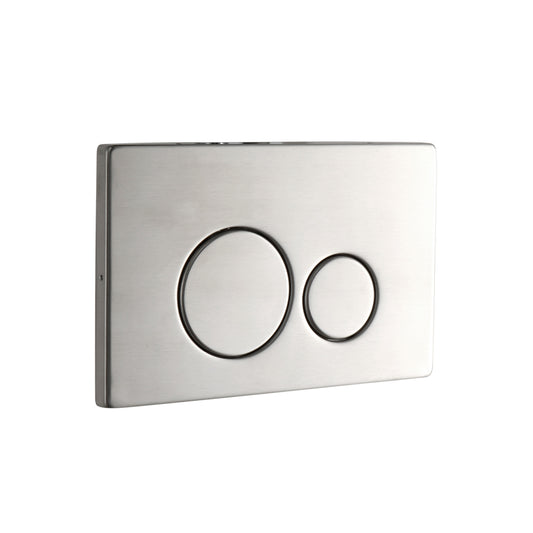 Iso Flush Plate Brushed Steel