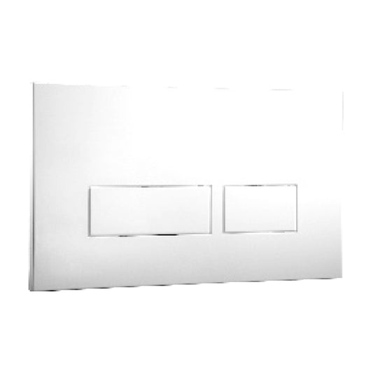 Trend Flush Plate White