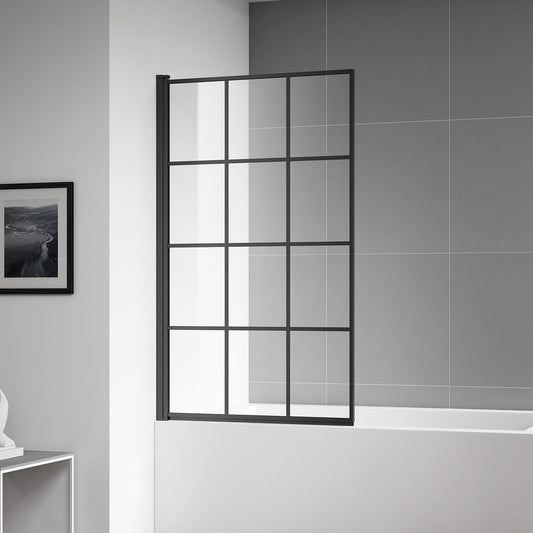 Velar Blk Frame Bath Screen 800 X 1400 4Mm