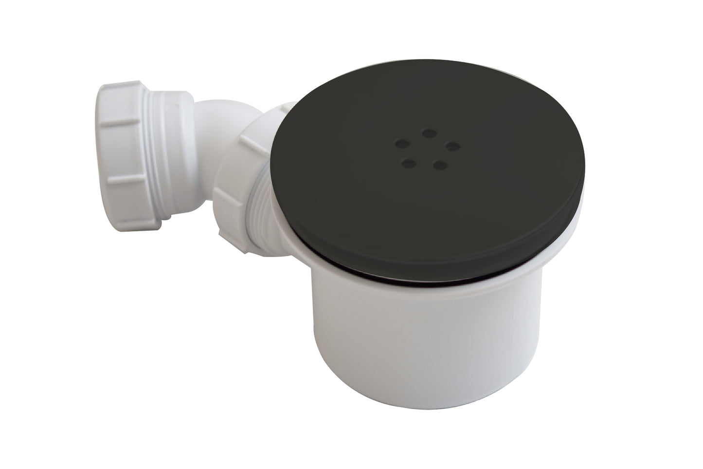 Fastflow 90Mm Shower Waste Matt Black