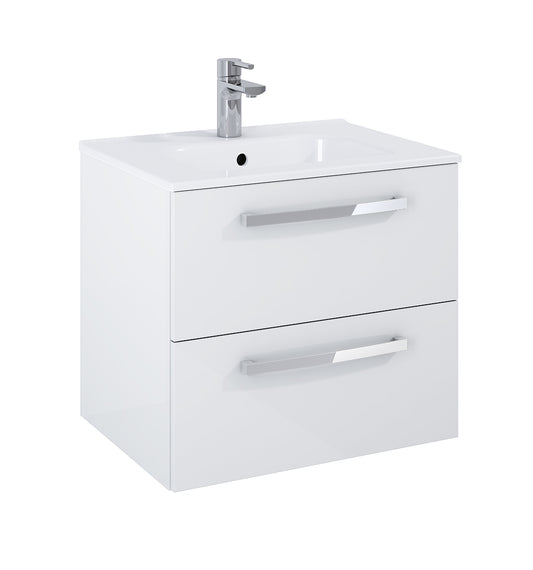 Aquatrend 600 W/Hung Vanity Unit & Basin