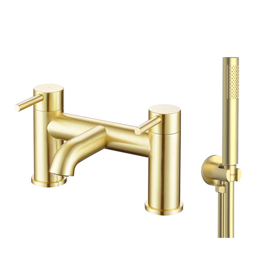 Mineral Bath Shower Mixer Brushed Brass