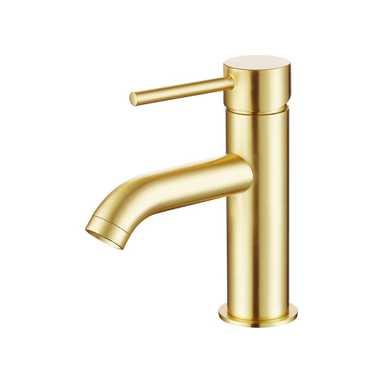 Mineral Mono Basin Mixer Brushed Brass