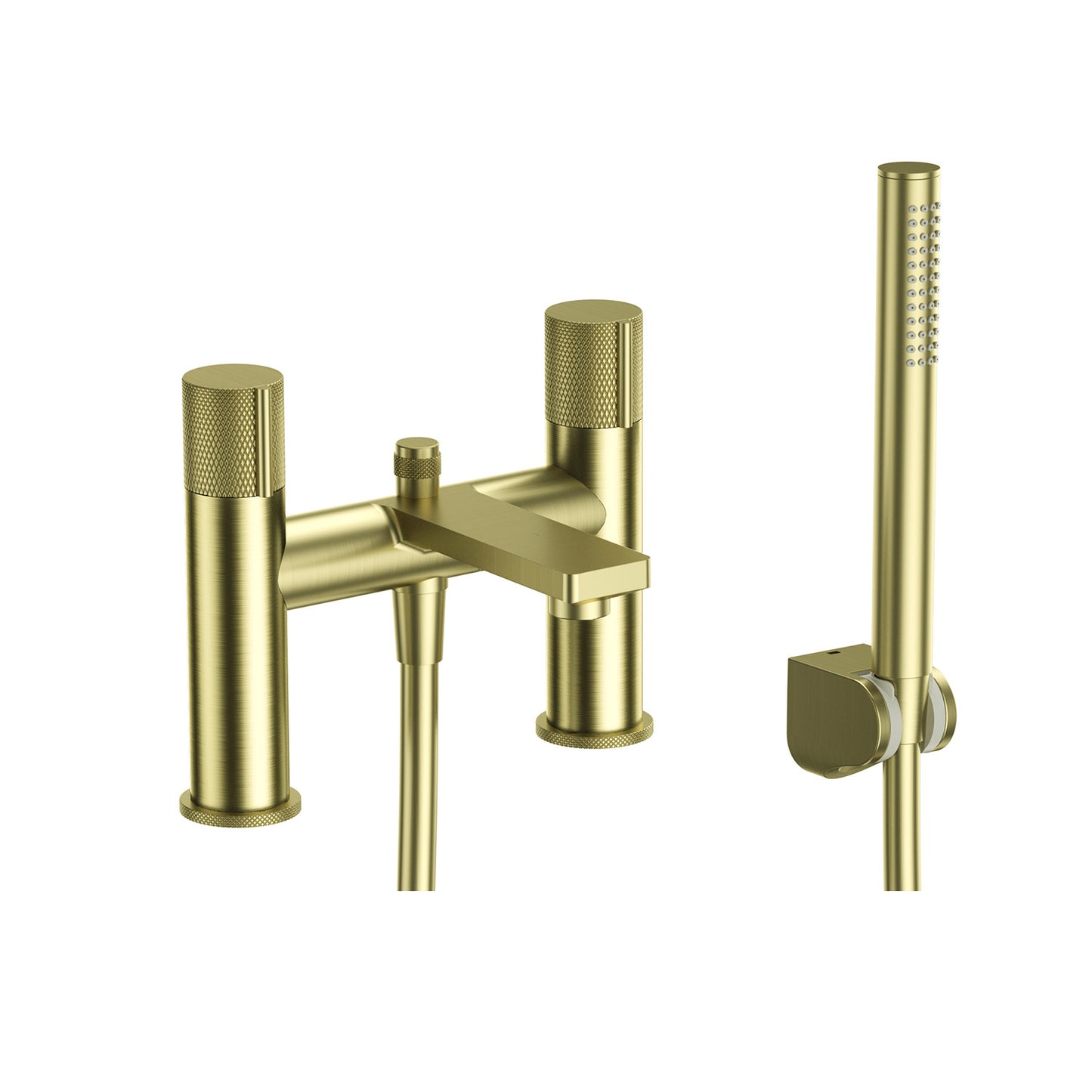 Azar Bath Shower Mixer Brushed Brass