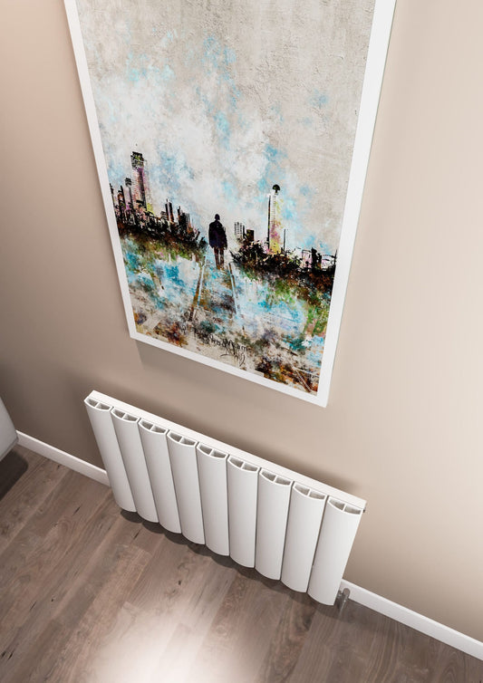 Azar Horizontal Alumin Rail 850X600 White