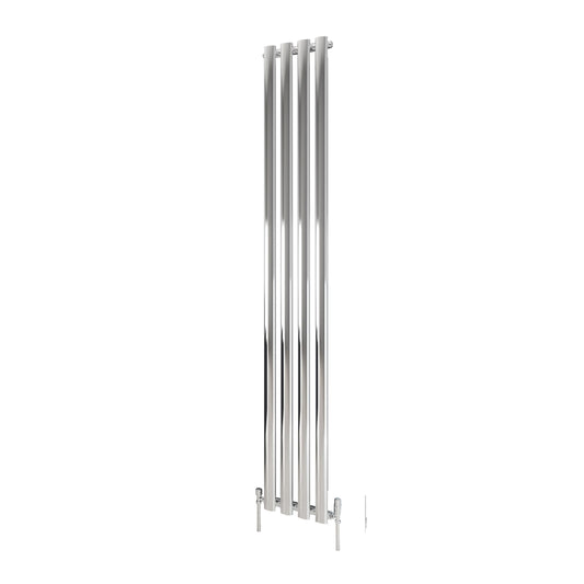 Moda Vertical Steel Rail 280X1800 Chrome