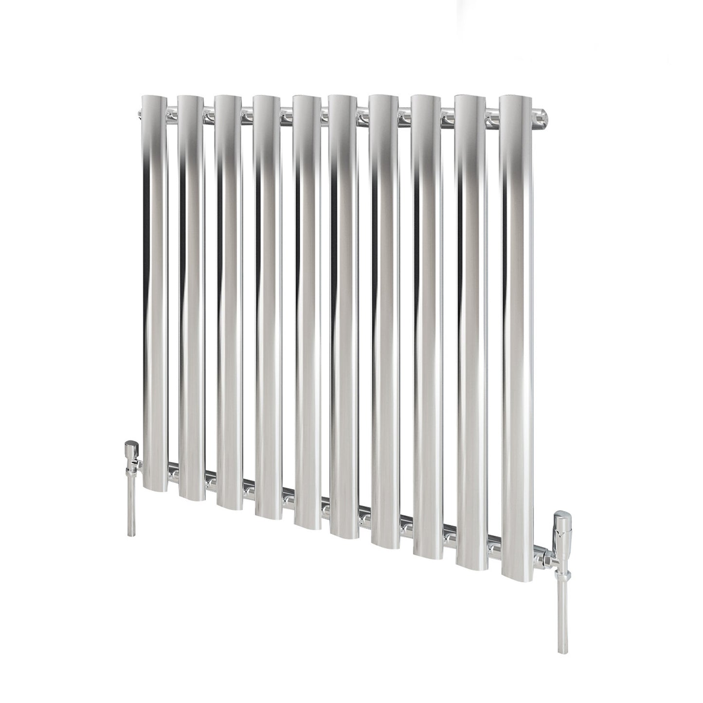 Moda Horizontal Steel Rail 589X600 Chrome