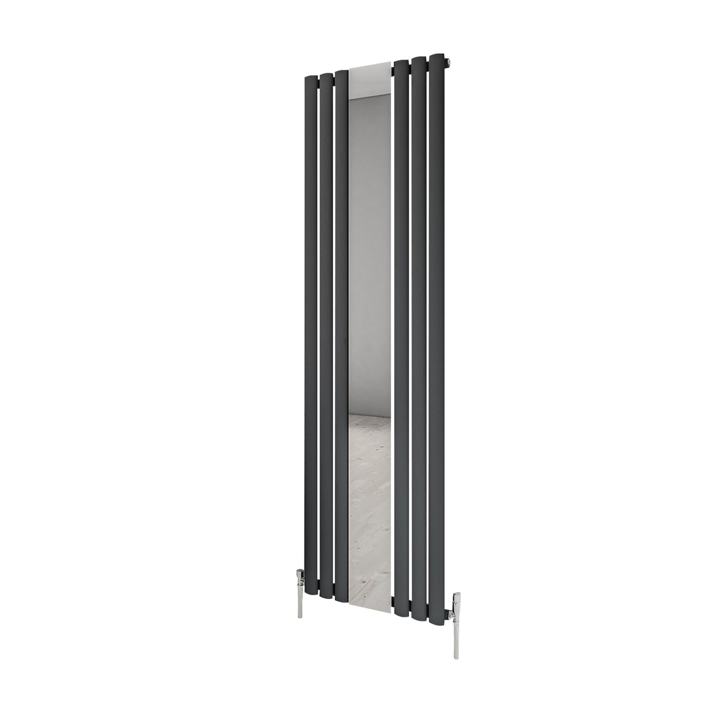Moda Vertical Steel  Rail 500X1800 Graphite Mirror