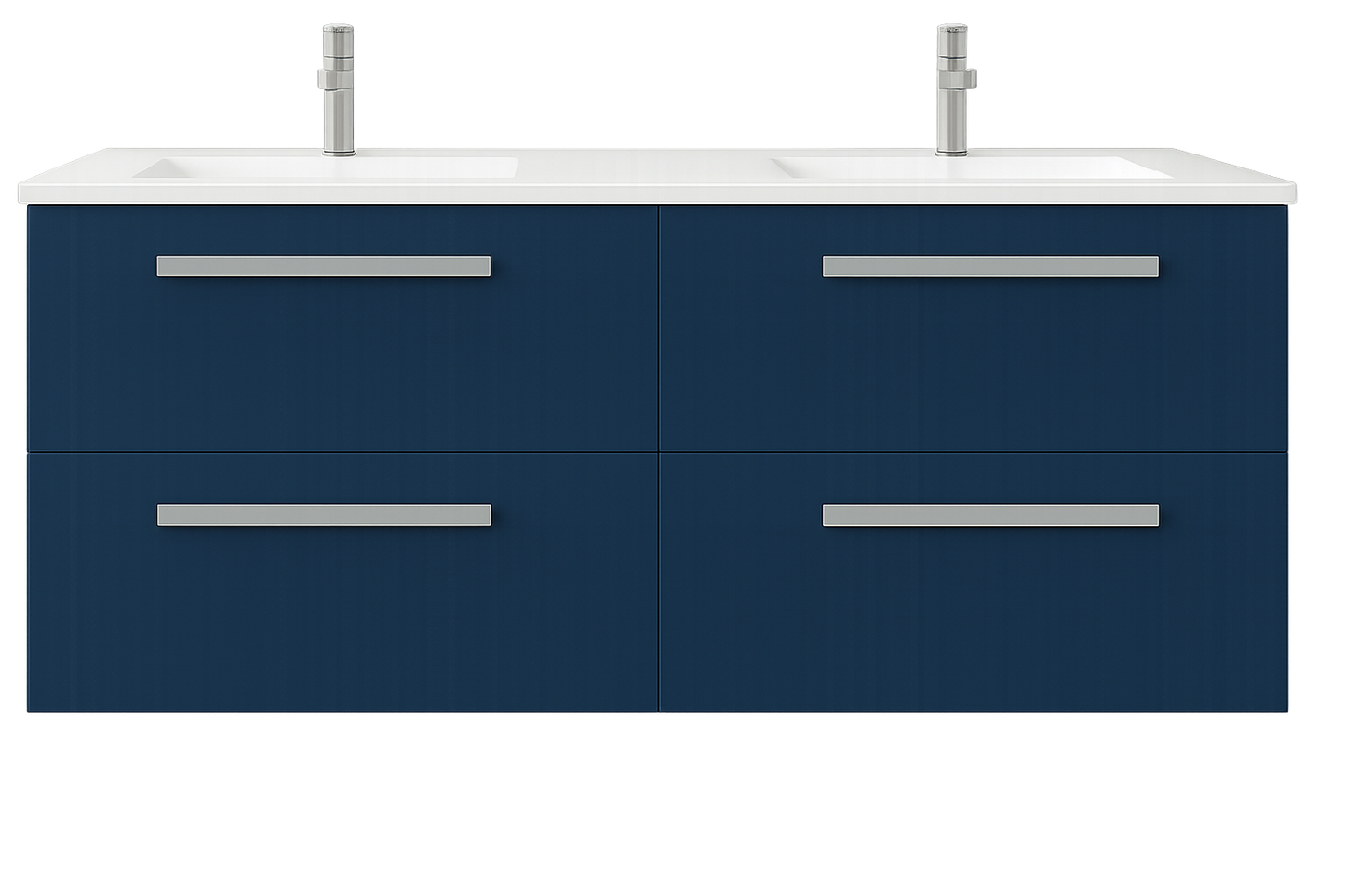 Aquatrend 120 W/H Unit & Basin Matt Navy