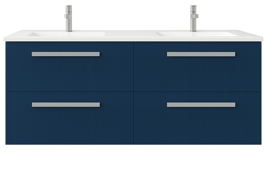 Aquatrend 120 W/H Unit & Basin Matt Navy