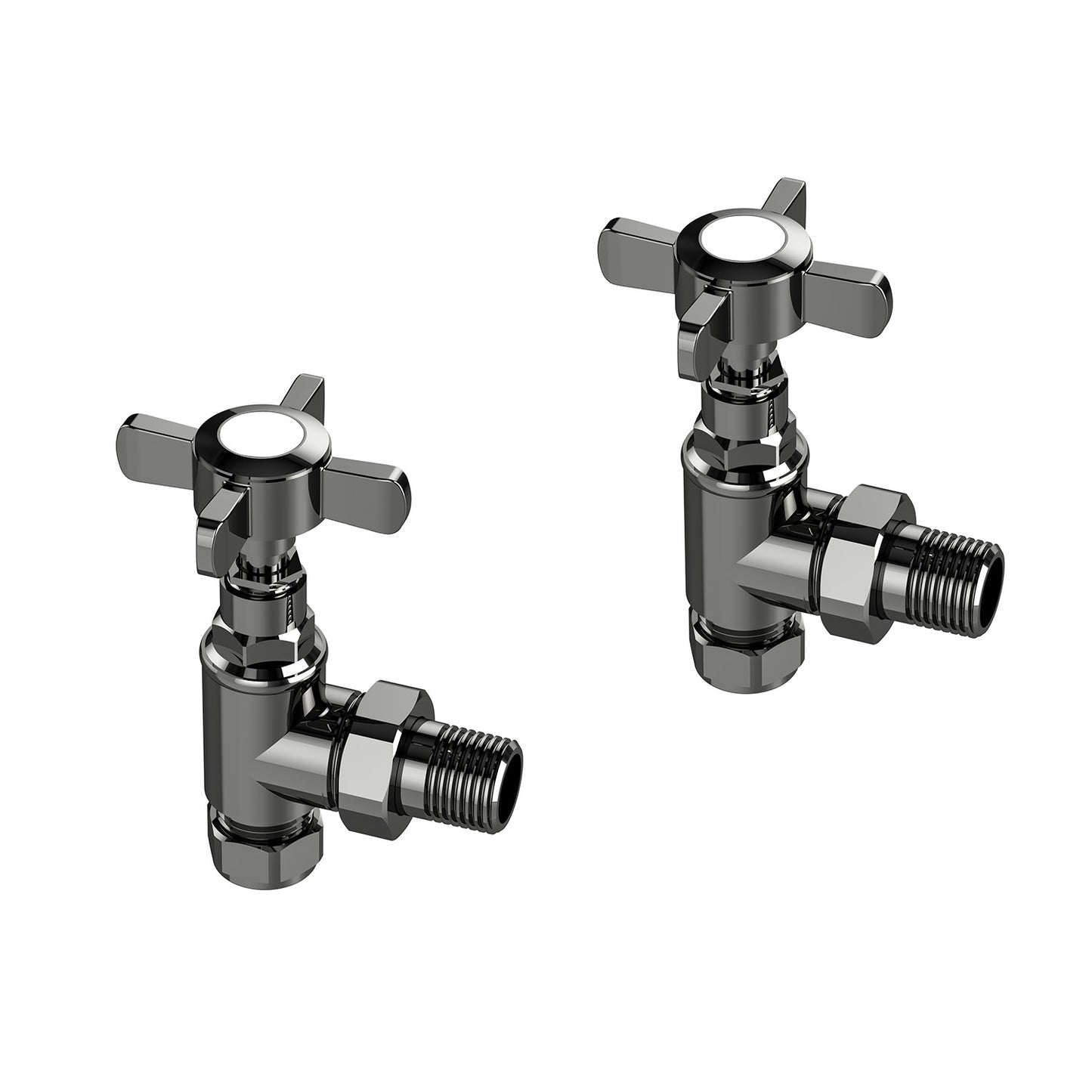 Angled Traditional Valves Black Nickel