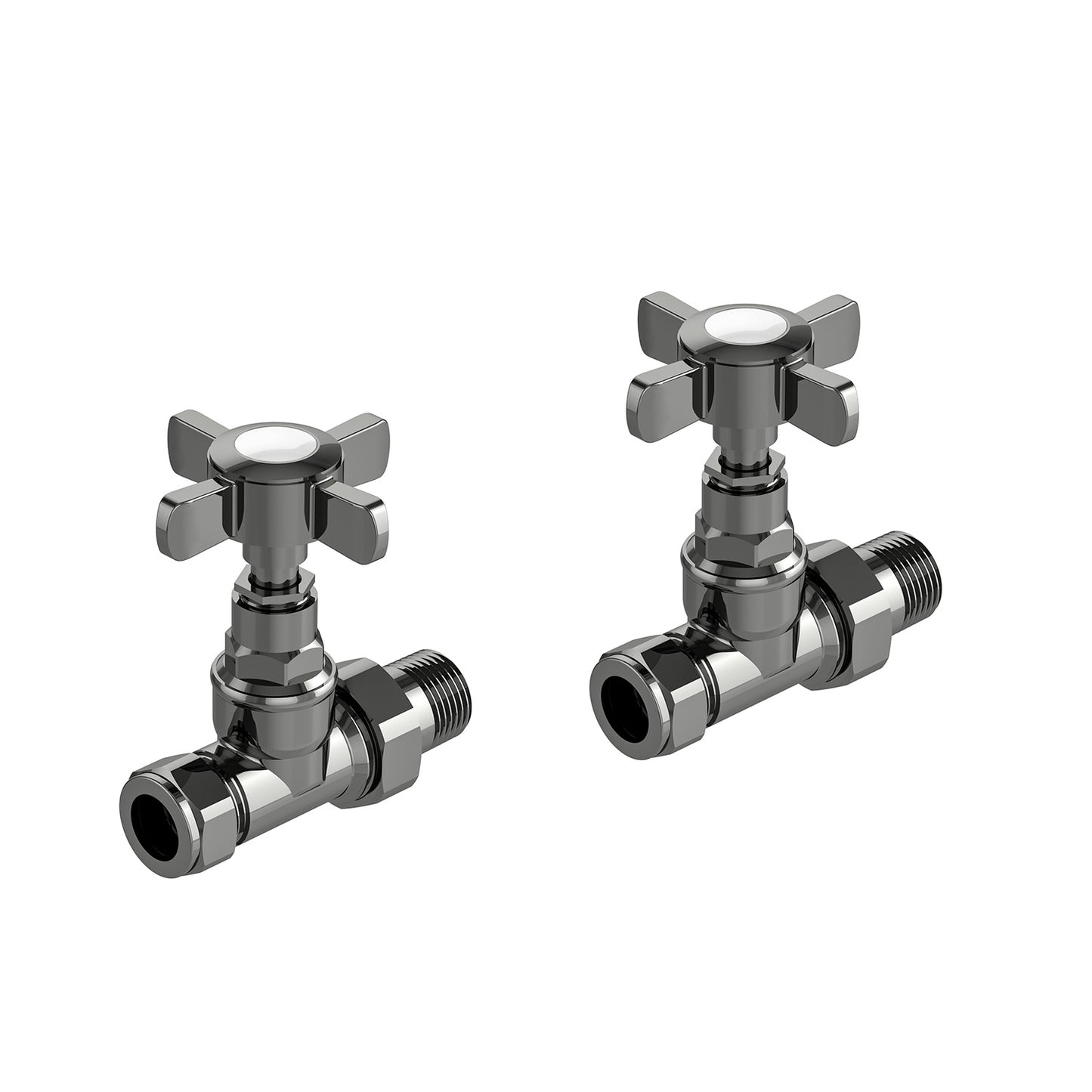 Straight Traditional Valves Black Nickel