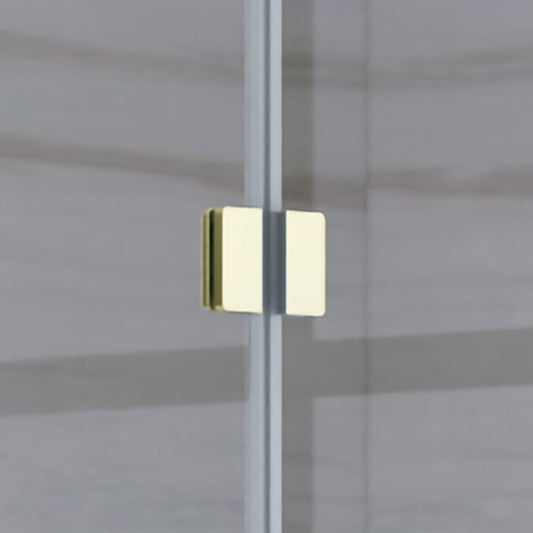 Mineral Walk-In Hinge Pack Brushed Brass