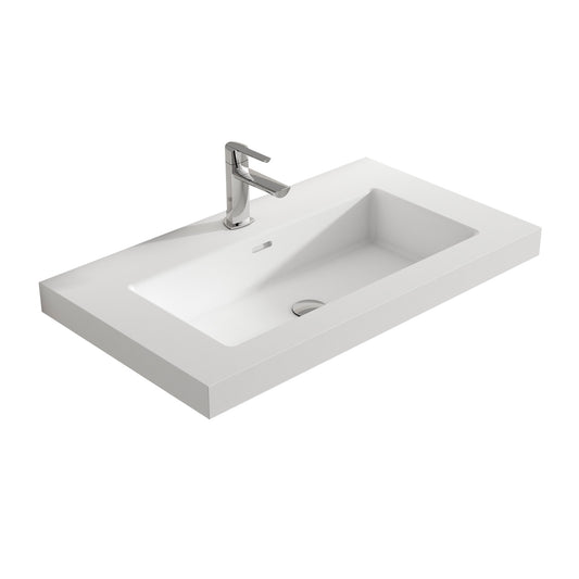 Nantes 600 Basin Mineral Matt White