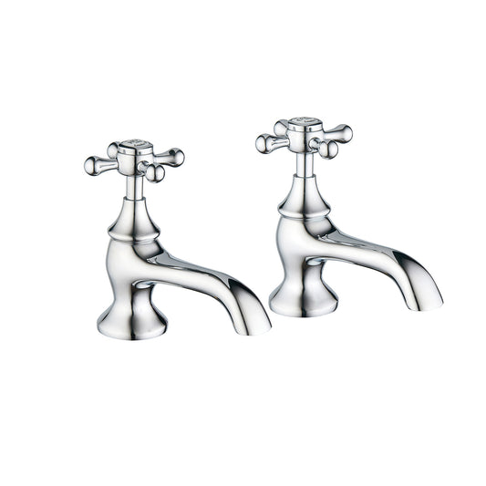 Edwardian Bath Taps Chrome
