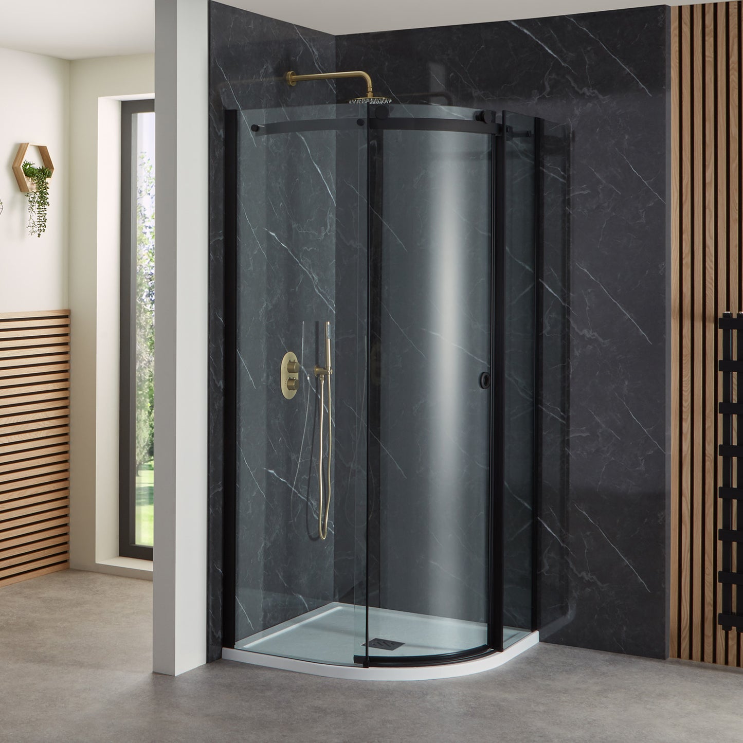 Sphere 800 Quad Cubicle Black/Clear