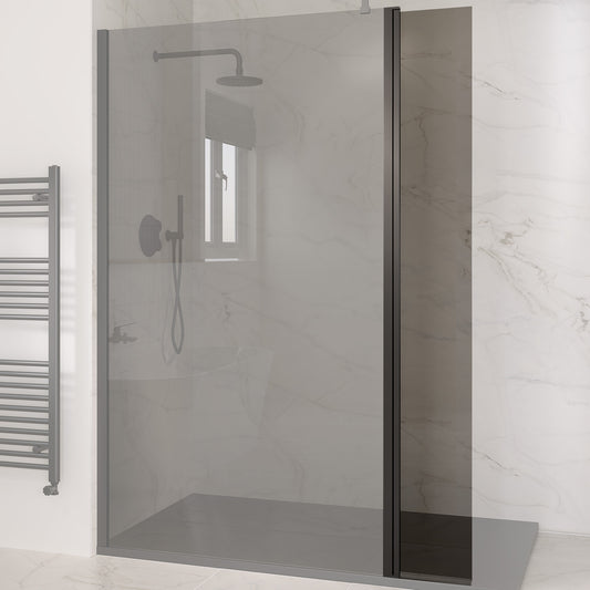 Wetroom 8Mm Flipper Pnl 300 Smoke/Black