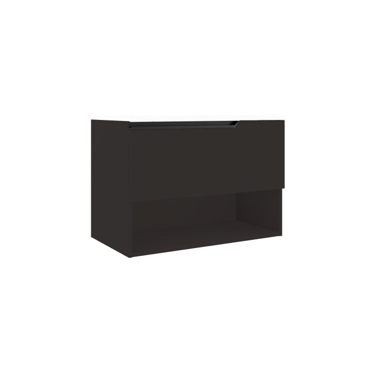 Eleven 800 1Drw Unit & Shelf Matt Black