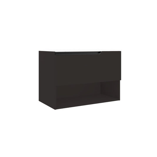 Eleven 800 1Drw Unit & Shelf Matt Black