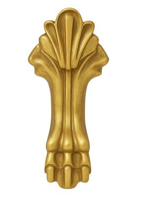 Modern Bath Feet Brushed Brass