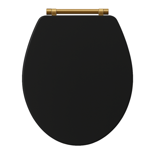 New Holborn Seat Black-Brass Hinge