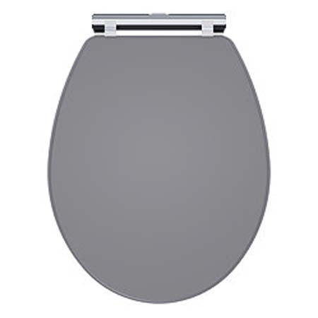 New Holborn Seat Grey-Chrome Hinge