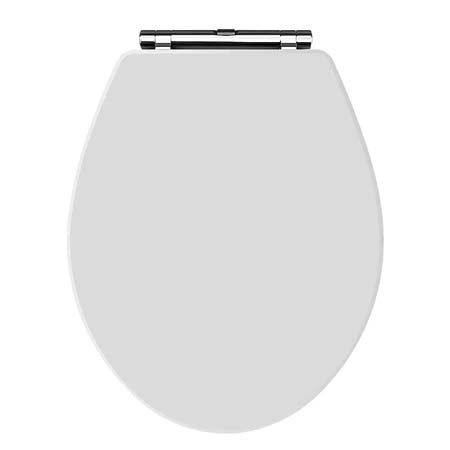 Holborn Seat Matt White (Chrome Hinges)