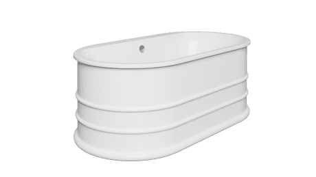 Mosoa Bath With Tap Ledge 1675Mm