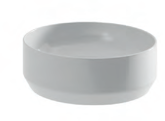 Nysa Countertop Round Basin Gloss White