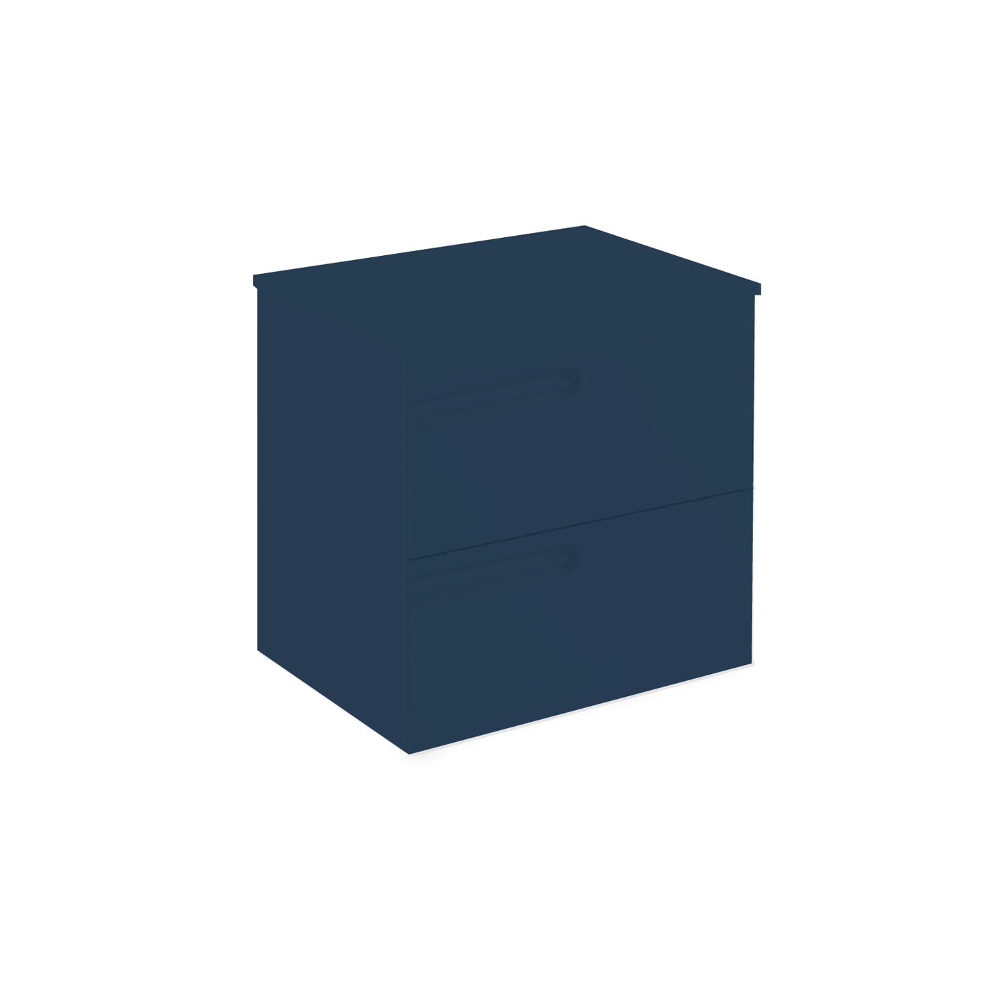 Econic 60Cm 2Dr W/H Unit Navy Blue L/H